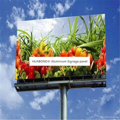 Aluminum advertising panels in France(Advertising signage)