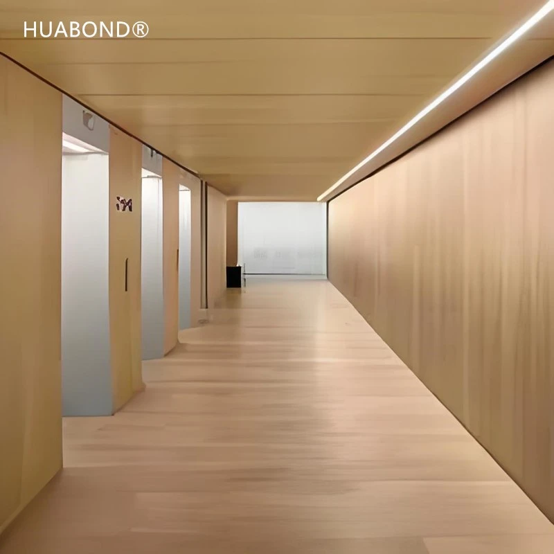 Interior Decoration of Changsha Pinghe Tang Yoga Studio Aluminum Honeycomb Composite Panel Interior Decoration of Changsha Pinghe Tang Yoga Studio Aluminum Honeycomb Composite Panel